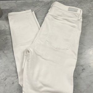 Abercrombie and Fitch Simone high rise super skinny jeans white 29/8